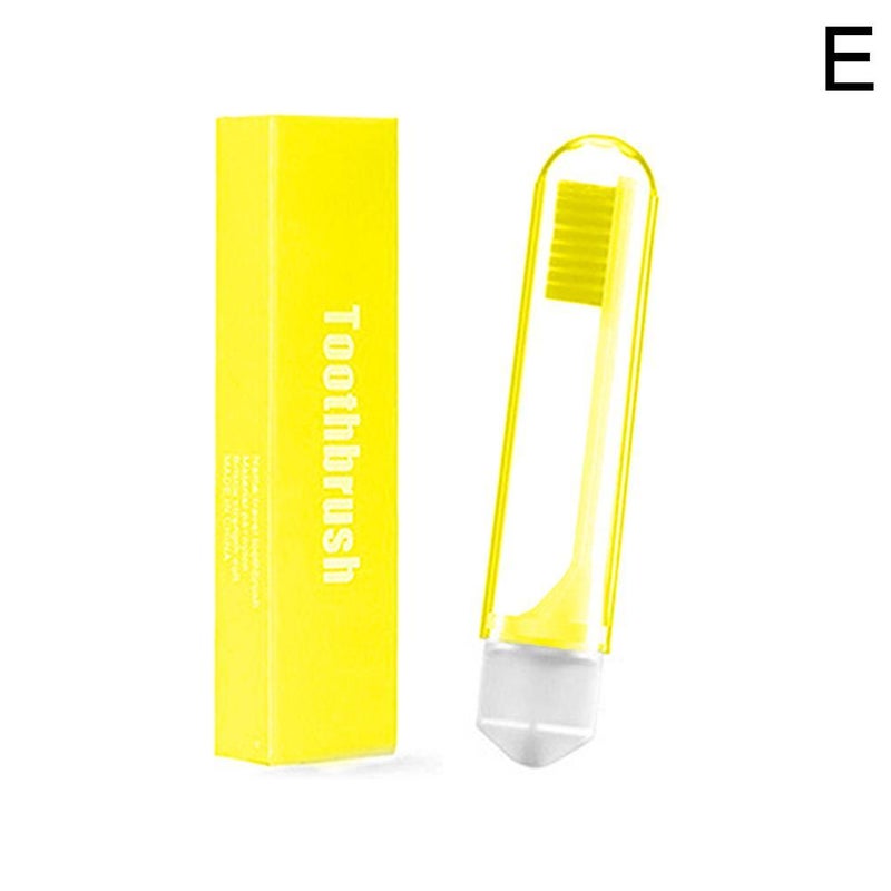 Home travel folding toothbrush, non-disposable portable travel mini soft bristle Baixiu toothbrush